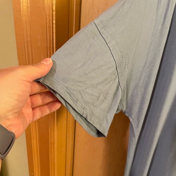 Women's Pink Lily Ankle Length T-Shirt Dress - Picture 5 of 7